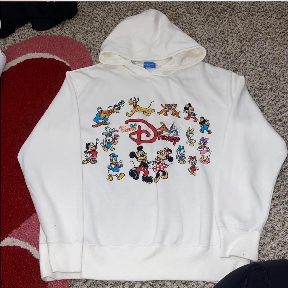 Disney White Tokyo Resort Hoodie